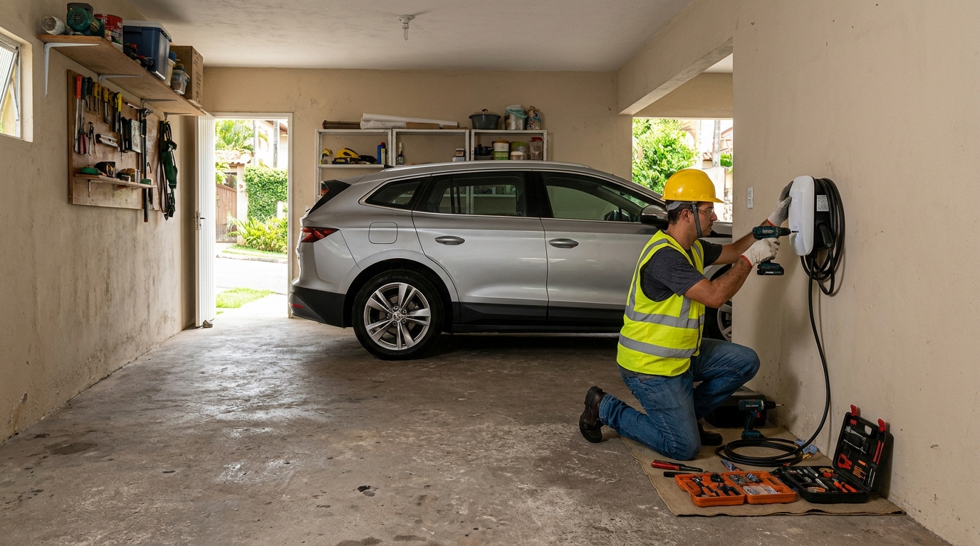 Instalação em garagem ou condomínio em Belém‑PA