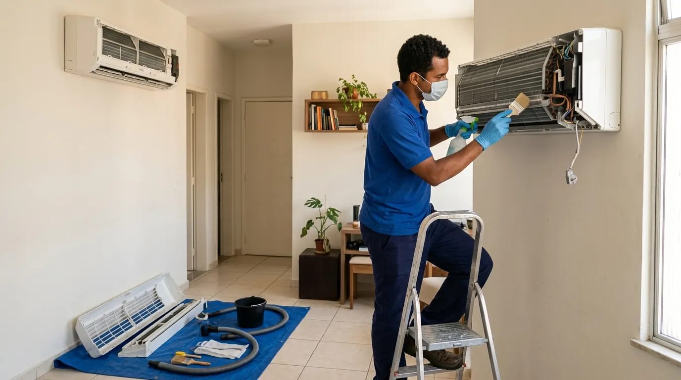 Limpeza da evaporadora em Belém‑PA