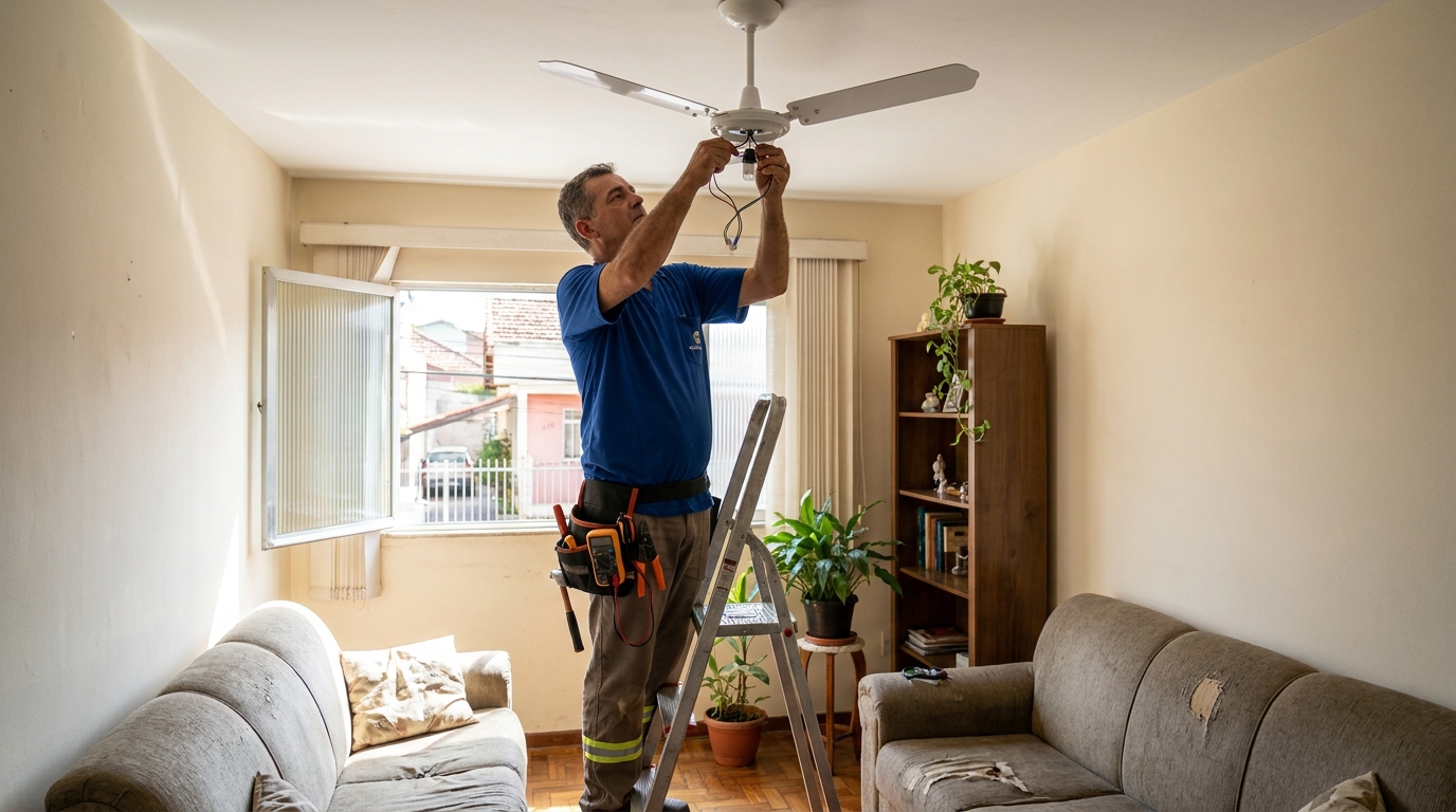 Montagem de Ventilador em Belém‑PA